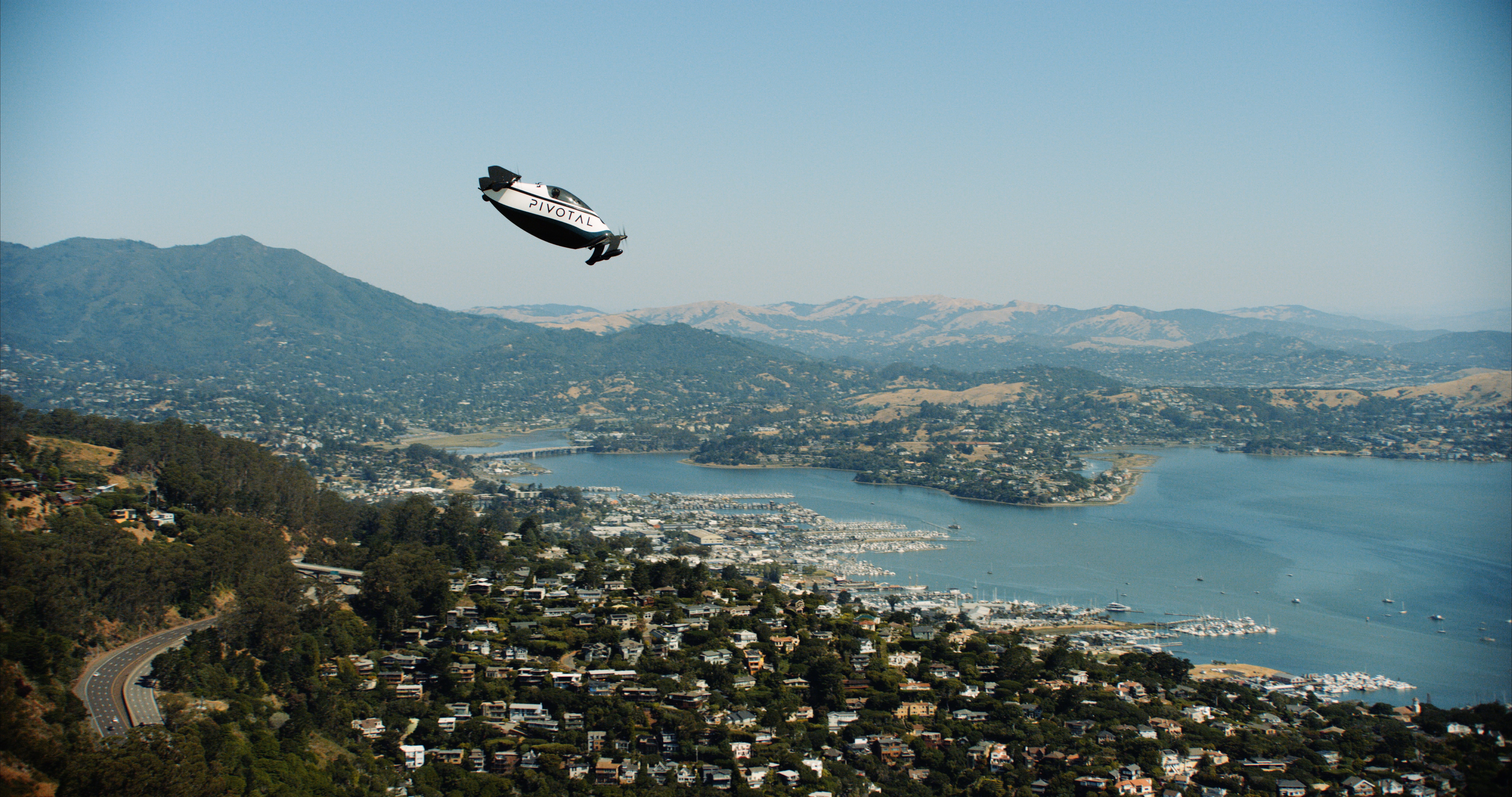 Pivotal aircraft at Sausalito waterfront